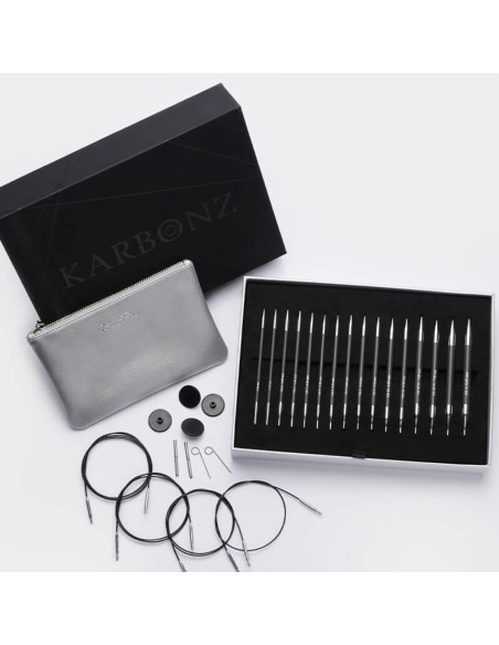 Set di ferri circolari KnitPro Karbonz