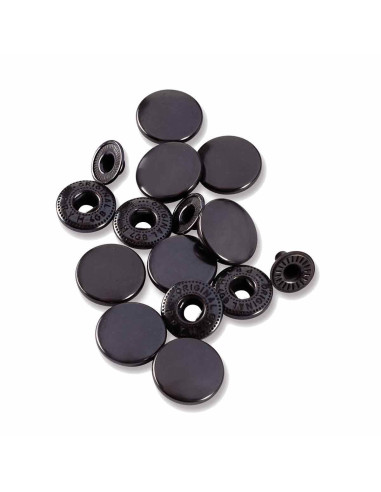 Ricarica di 10 bottoni a pressione anorak 15 mm Bruni