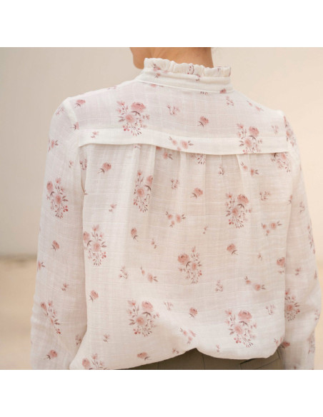 Modello di camicetta Glam con scollo a fessura - Modelli Anna Rose