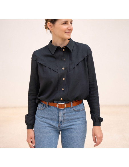 Modello di camicetta Glam con bottoni - Anna Rose patterns