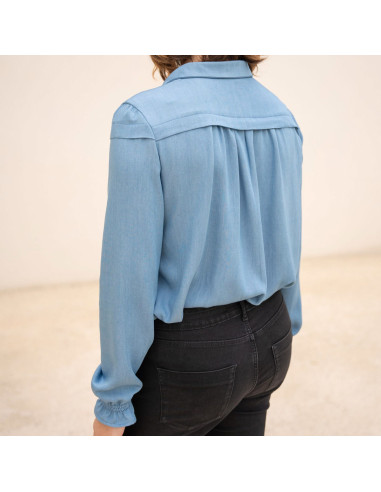 Modello di camicetta Glam con bottoni - Anna Rose patterns