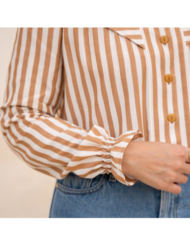 Modello di camicetta Glam con bottoni - Anna Rose patterns