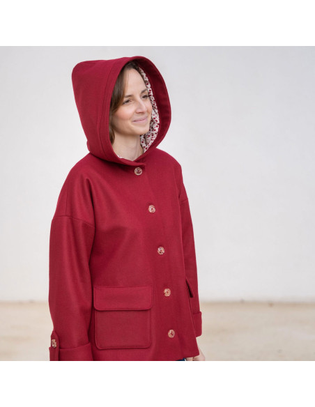 Modello di cappotto Eurydice - Anna Rose patterns