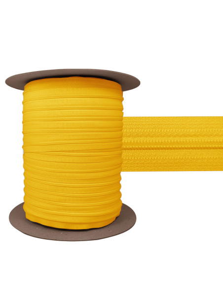 Chiusura in nylon 3 mm YKK - Giallo