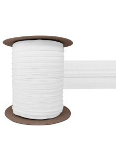 Chiusura in nylon 3 mm YKK - Bianco