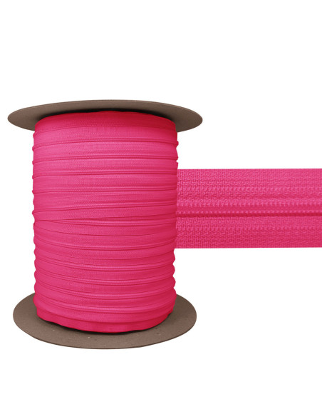 Chiusura in nylon 3 mm YKK - Fucsia
