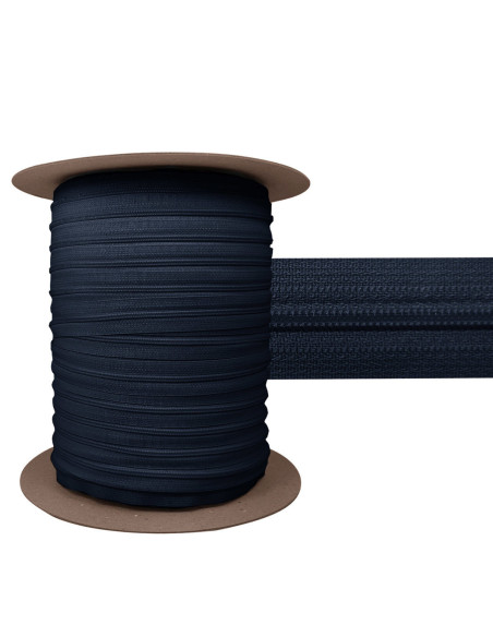 Chiusura in nylon 3 mm YKK - Blu marino