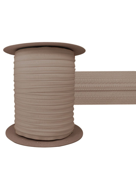 Chiusura in nylon 3 mm YKK - Beige