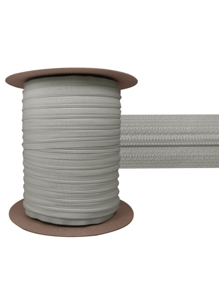 Chiusura in nylon 3 mm YKK - Grigio