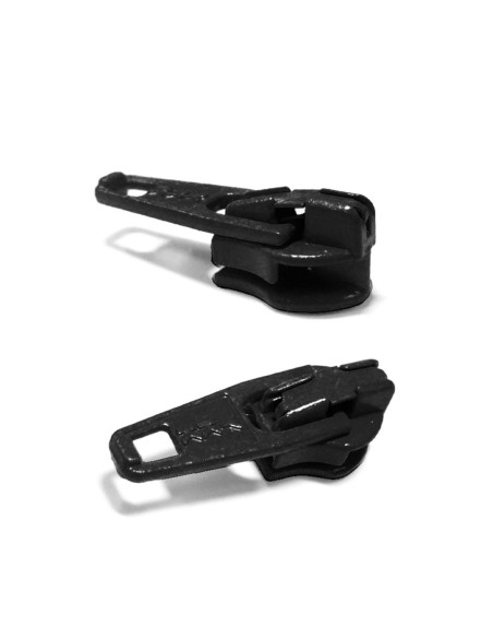 Cursore per chiusura nylon 3 mm YKK - Nero