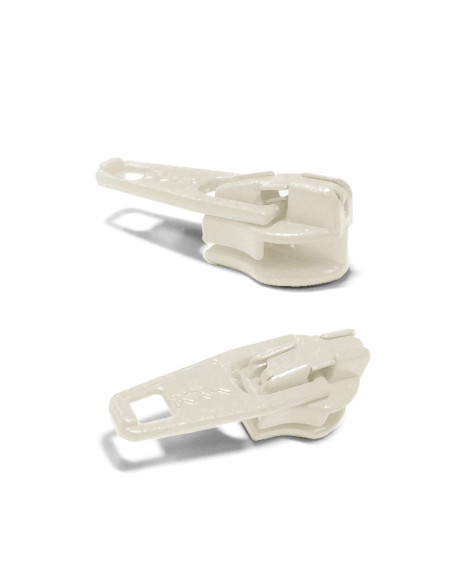 Cursore per chiusura nylon 3 mm YKK - Ecru