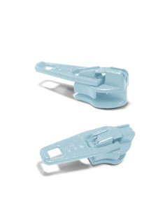 Cursore per chiusura in nylon 3 mm YKK - Azzurro pastello