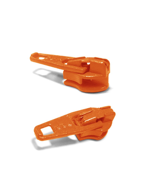 Cursore per chiusura in nylon 3 mm YKK - Arancione