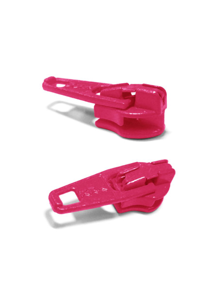 Cursore per chiusura in nylon 3 mm YKK - Fucsia