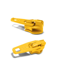 Cursore per chiusura in nylon 3 mm YKK - Giallo