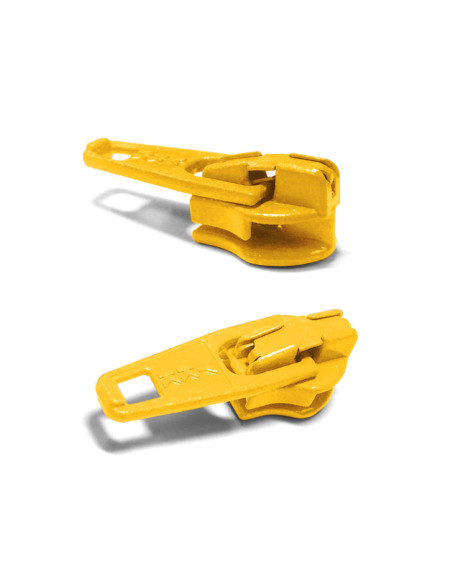 Cursore per chiusura in nylon 3 mm YKK - Giallo