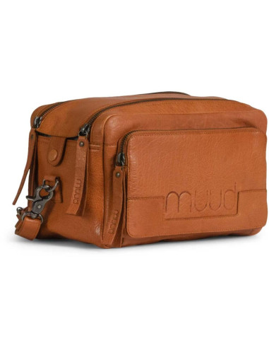 Borsa a tracolla per il lavoro a maglia Muud Stavanger - Whisky
