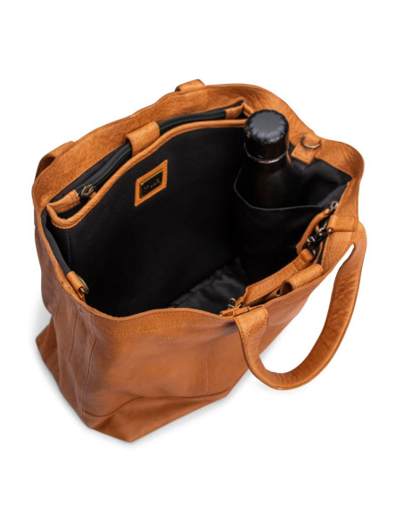 Mini shopper per maglieria e uncinetto Muud Hiba - Whisky