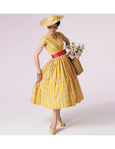 Modello di abito Vintage 1957 - Vogue 8789