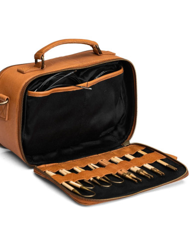 Borsa per maglieria e uncinetto Muud Lilly Crossbody - Whisky