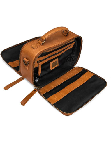 Borsa per maglieria e uncinetto Muud Lilly Crossbody - Whisky