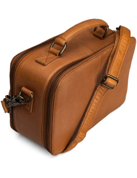 Borsa per maglieria e uncinetto Muud Lilly Crossbody - Whisky