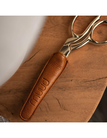Custodia protettiva in pelle per forbici da cucito Muud Custodia - Whisky