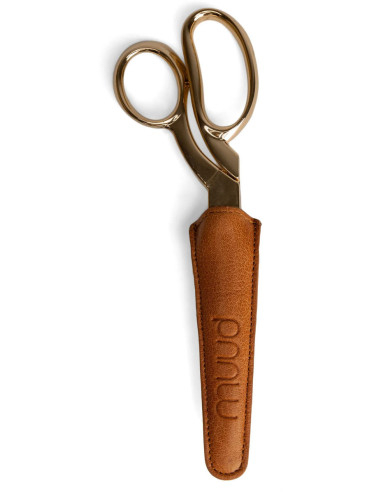 Custodia protettiva in pelle per forbici da cucito Muud Custodia - Whisky