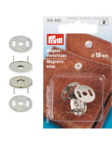 Chiusura magnetica da ribadire - Argento