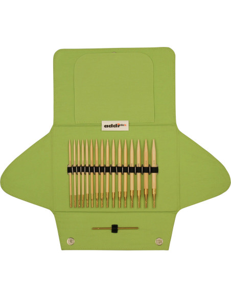 Addi Click Bamboo - Kit di ferri circolari per maglieria