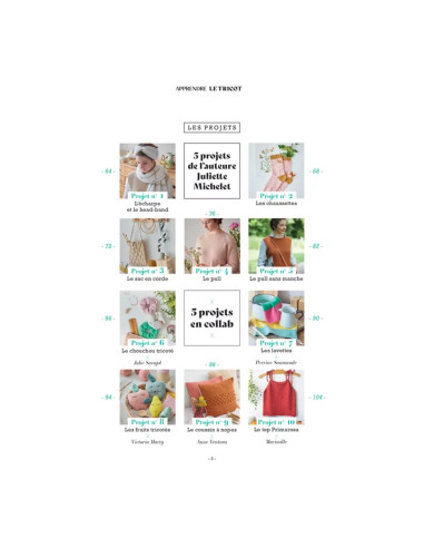 Libro imparare a lavorare a maglia in 10 lezioni