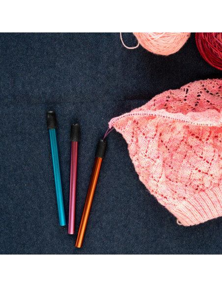 Set di 3 proteggi punte per ferri circolari KnitPro