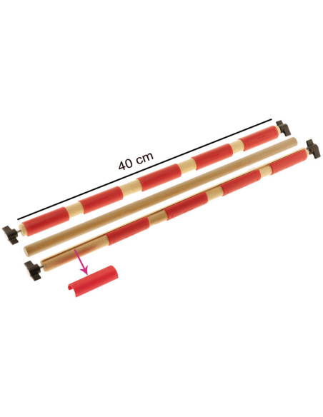 Aste con clip per telaio da ricamo 40 cm