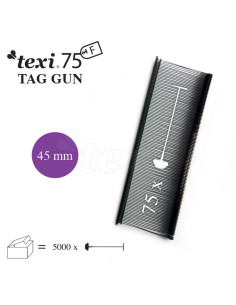 Set di 5000 graffette per pistola Texi Fine - Nero
