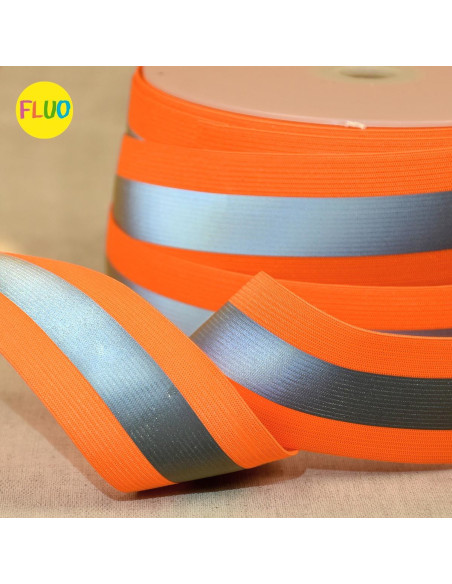 Elastico riflettente - Arancione fluorescente