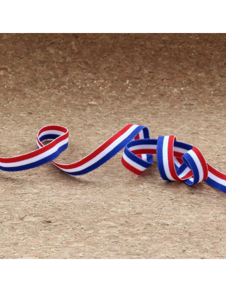 Elastico tricolore - 10 mm