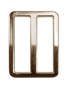 Fibbia passante metallo premium - Oro chiaro 32 mm