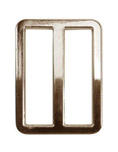 Fibbia passante metallo premium - Oro chiaro 32 mm