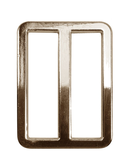Fibbia passante metallo premium - Oro chiaro 32 mm