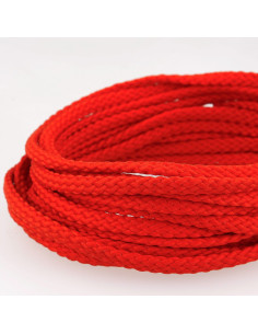 Anorak con cordoncino piatto - Rosso vivo