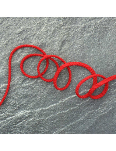 Anorak con cordoncino piatto - Rosso vivo