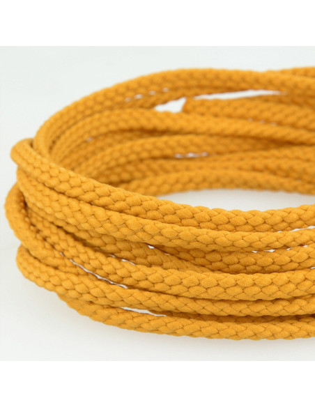 Anorak con cordoncino piatto - Giallo oro