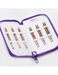 Set di ferri circolari corti KnitPro Deluxe Symfonie Wood 2
