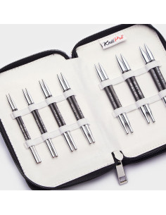 Custodia per ferri circolari corti KnitPro in carbonio 2