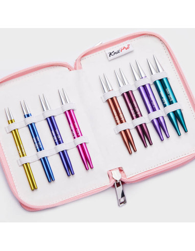 Set di ferri circolari corti KnitPro Deluxe Zing