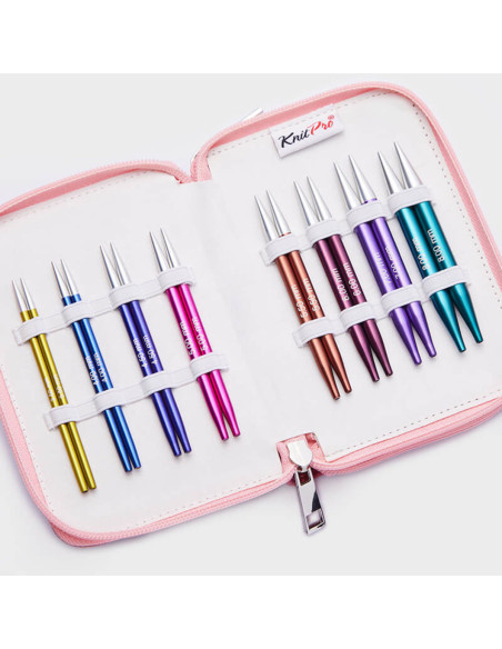 Set di ferri circolari corti KnitPro Deluxe Zing
