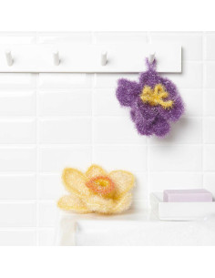 Kit uncinetto - Spugna fiori di primavera 2