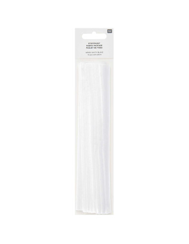Set di 10 pezzi di tessuto speciale per ricamo - Bianco
