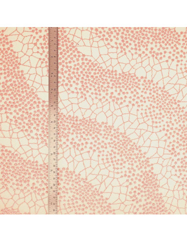 Tessuto pizzo Mila - Rosa scuro