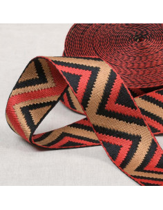 Cintura etnica - Rosso multicolore